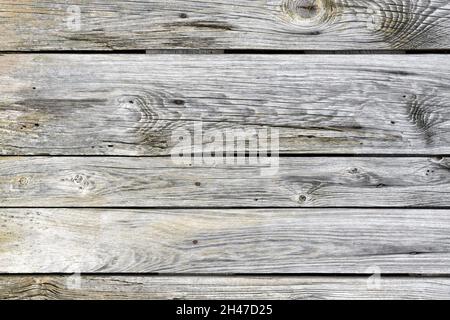 Horizontal old wooden planks background Stock Photo