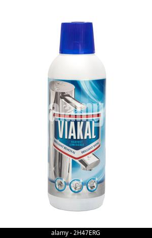 A 500ml plastic bottle of Procter and Gamble Viakal Stock Photo