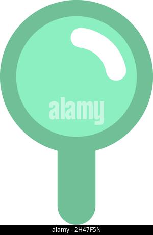 Dental magnifier, illustration, vector, on a white background. Stock Vector