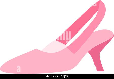 high heel female shoe line style vector illustration design Stock Vector  Image & Art - Alamy