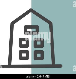 cabin icon black vector illustration Stock Vector Image & Art - Alamy