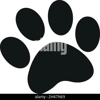 Animal paw sign vector. Signs and symbols. Stock Vector