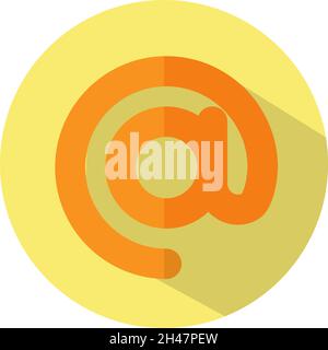 Phone email, illustration, vector, on a white background. Stock Vector