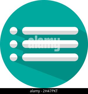 Mobile playlist, illustration, vector, on a white background. Stock Vector