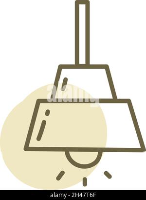 Kitchen light, illustration, vector, on a white background. Stock Vector