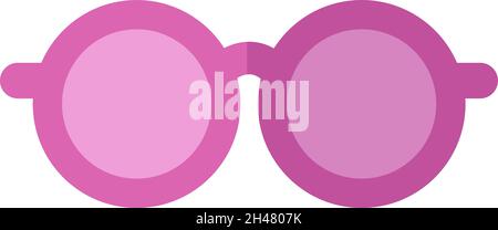 Science glasses, illustration, vector, on a white background. Stock Vector
