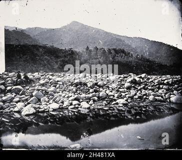 Lalung, Formosa [Taiwan]. Photograph, 1981, from a negative by John Thomson, 1871. Stock Photo