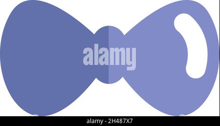 Butterfly tie, illustration, vector, on a white background. Stock Vector