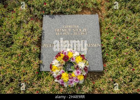 Deutscher Soldatenfriedhof, Maleme, Kreta, Griechenland Stock Photo