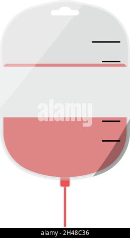 Donate blood bag and heart vector illustration graphic design Stock ...