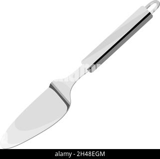 Cake server, illustration, vector on a white background. Stock Vector