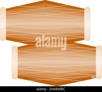 Dholak, illustration, vector on a white background. Stock Vector