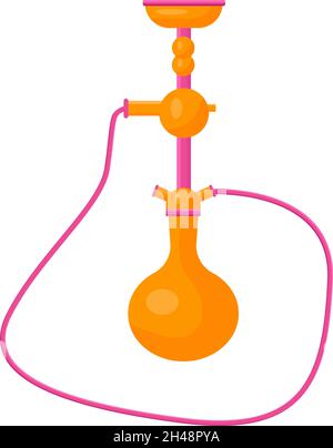 Hookah, illustration, vector on a white background. Stock Vector