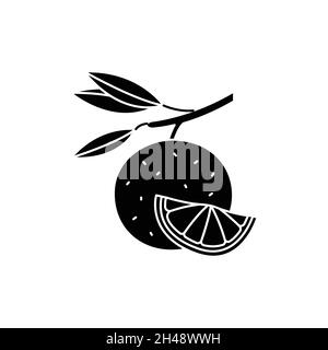 Citrus olor line icon. Essential oils fruit seeds. Pictogram for web page, mobile app, promo. UI UX GUI design element. Editable stroke. Stock Vector