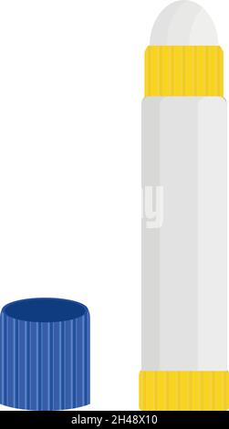 Glue stick, illustration, vector on a white background. Stock Vector