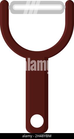 Peeler, illustration, vector on a white background. Stock Vector