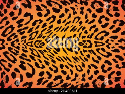 Cheetah skin texture vector Stock Vector