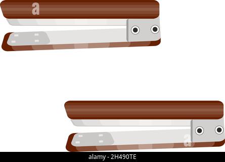 Staplers, illustration, vector on a white background. Stock Vector