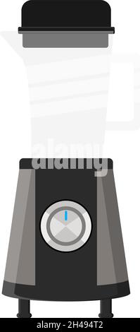 Electric blender, illustration, vector on a white background. Stock Vector