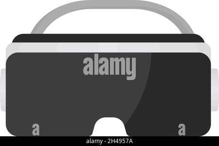 VR goggles, illustration, vector on a white background. Stock Vector