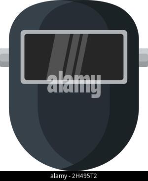 Welding helmet, illustration, vector on a white background. Stock Vector