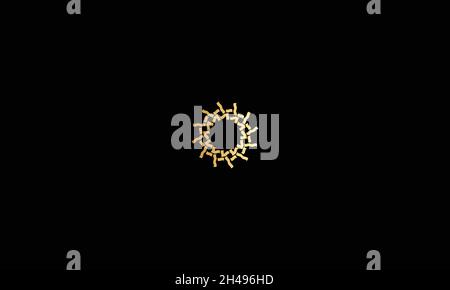LETTER P LOGO WITH MONOGRAM ICON FOR ILLUSTRATION USE Stock Vector