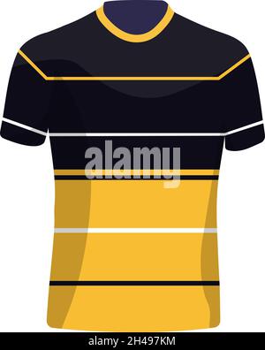 Yellow Jersey Vector Design Images, Black And White Yellow