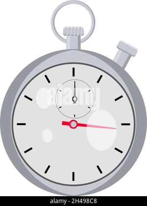 vector chrome stopwatch - vector illustration Stock Vector Image & Art ...