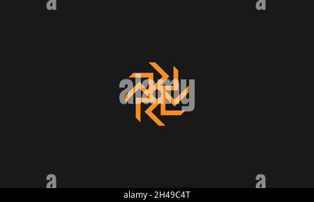 LETTERS RM LOGO WITH MONOGRAM ICON FOR ILLUSTRATION USE Stock Vector