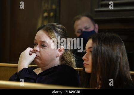 Kenosha, Wisconsin, USA. 1st Nov, 2021. Kyle Rittenhouse mother WENDY ...