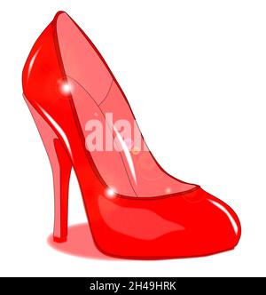 Red 2025 glass heels