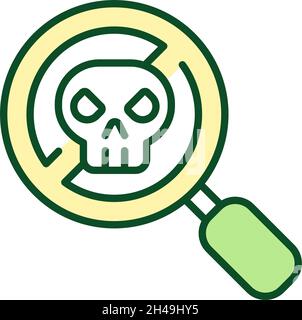 Banning hate speech RGB color icon Stock Vector