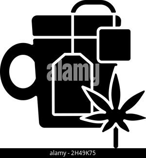 Weed icon vector, filled flat sign, solid pictogram isolated on white ...