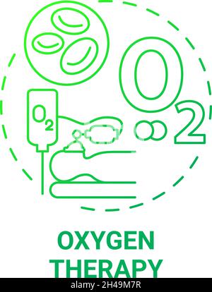 Supplemental oxygen therapy concept icon Stock Vector Image & Art - Alamy