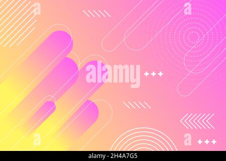 Geometric background with gradient color vector Stock Vector