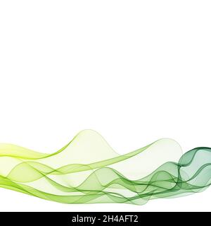 abstract green wave graphics layout for advertising presentation ...