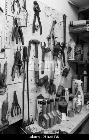 Garage Tools Stock Photo