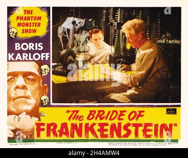 The Bride of Frankenstein (Realart, R-1953). Starring Boris Karloff and ...