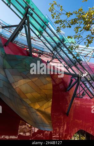 Facade of the museum of Pop Culture in Seattle, USA Stock Photo