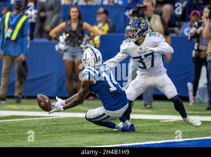 Tennessee Titans safety Amani Hooker (37) works during the first half of a  preseason NFL football game against the Atlanta Falcons, Friday, Aug. 13,  2021, in Atlanta. The Tennessee Titans won 23-3. (