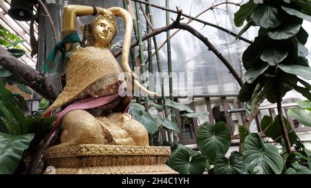 Wat Saket aka Temple of the Golden Mount, Pom Prap Sattru Phai, Bangkok,Thailand Stock Photo