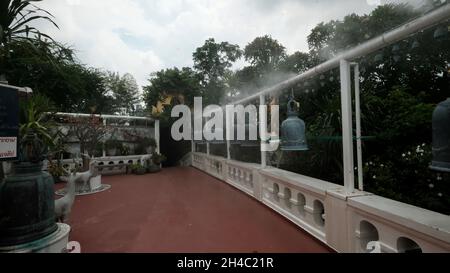 Wat Saket aka Temple of the Golden Mount, Pom Prap Sattru Phai, Bangkok,Thailand Stock Photo