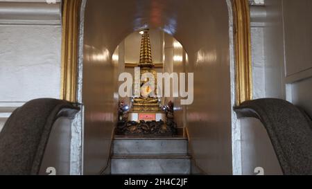 Wat Saket aka Temple of the Golden Mount, Pom Prap Sattru Phai, Bangkok,Thailand Stock Photo