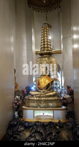 Wat Saket aka Temple of the Golden Mount, Pom Prap Sattru Phai, Bangkok,Thailand Stock Photo