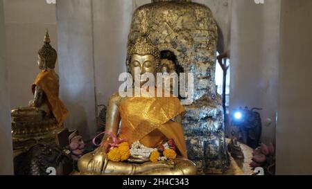 Wat Saket aka Temple of the Golden Mount, Pom Prap Sattru Phai, Bangkok,Thailand Stock Photo