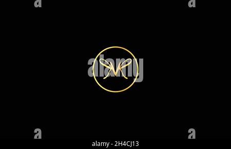 LETTERS RR LOGO DESIGN WITH NEGATIVE SPACE EFFECT FOR ILLUSTRATION USE Stock Vector
