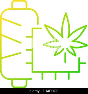 Hemp fiber linear icon Stock Vector Image & Art - Alamy