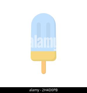 Ice cream icon simple design flat style Stock Vector