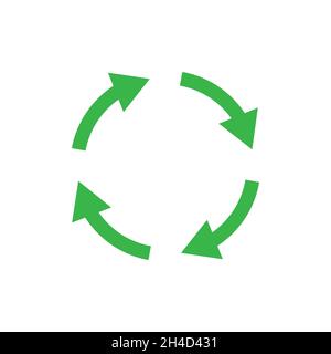 Recycle icon symbol simple design Stock Vector