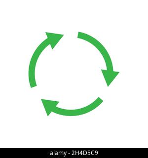 Recycle icon symbol simple design Stock Vector